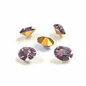 Preciosa Crystal Point Back Fancy Stone - Oval 08x6MM LT AMETHYST