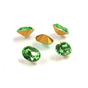 Preciosa Crystal Point Back Fancy Stone - Oval 08x6MM PERIDOT