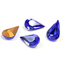 Preciosa Crystal Point Back Fancy Stone - Pear 10x6MM SAPPHIRE