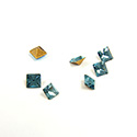 Preciosa Crystal Point Back Fancy Stone - Square 02MM AQUA BOHEMICA