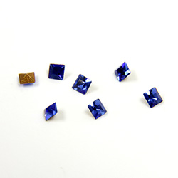 Preciosa Crystal Point Back Fancy Stone - Square 02MM SAPPHIRE