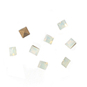 Preciosa Crystal Point Back Fancy Stone - Square 02MM WHITE OPAL