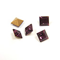 Preciosa Crystal Point Back Fancy Stone - Square 04MM AMETHYST
