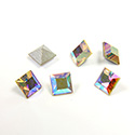 Preciosa Crystal Point Back Fancy Stone - Square 04MM CRYSTAL AB