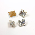 Swarovski Crystal Point Back Fancy Stone - Square 05MM CRYSTAL