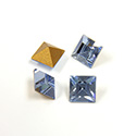 Swarovski Crystal Point Back Fancy Stone - Square 06MM LIGHT SAPPHIRE