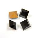 Preciosa Crystal Point Back Fancy Stone - Square 06MM JET