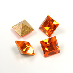 Preciosa Crystal Point Back Fancy Stone - Square 06MM SUN