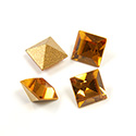 Preciosa Crystal Point Back Fancy Stone - Square 06MM TOPAZ