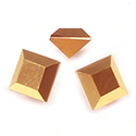 Preciosa Crystal Point Back Fancy Stone - Square 08MM AURUM