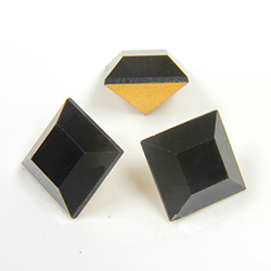 Preciosa Crystal Point Back Fancy Stone - Square 08MM JET
