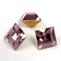 Preciosa Crystal Point Back Fancy Stone - Square 08MM LT AMETHYST