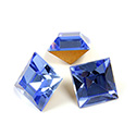 Preciosa Crystal Point Back Fancy Stone - Square 08MM LT SAPPHIRE