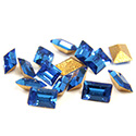 Preciosa Crystal Point Back Fancy Stone - Baguette 03x2MM CAPRI BLUE