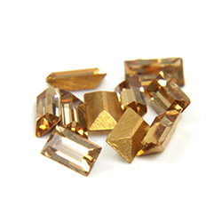 Preciosa Crystal Point Back Fancy Stone - Baguette 04x2MM LT COLORADO TOPAZ
