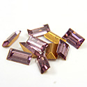 Preciosa Crystal Point Back Fancy Stone - Baguette 04x2MM LT AMETHYST