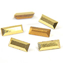 Preciosa Crystal Point Back Fancy Stone - Baguette 05x2MM  AURUM