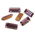 Preciosa Crystal Point Back Fancy Stone - Baguette 05x2MM  LT AMETHYST