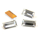 Preciosa Crystal Point Back Fancy Stone - Baguette 05x2.5MM CRYSTAL