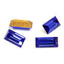 Preciosa Crystal Point Back Fancy Stone - Baguette 05x2.5MM SAPPHIRE