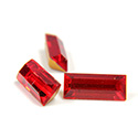 Preciosa Crystal Point Back Fancy Stone - Baguette 07x3MM LT SIAM RUBY