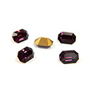 Preciosa Crystal Point Back Fancy Stone - Cushion Octagon 06x4MM AMETHYST