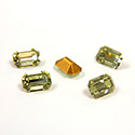 Preciosa Crystal Point Back Fancy Stone - Cushion Octagon 06x4MM JONQUIL