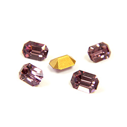 Preciosa Crystal Point Back Fancy Stone - Cushion Octagon 06x4MM LT AMETHYST