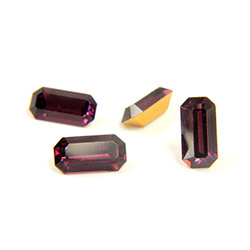 Preciosa Crystal Point Back Fancy Stone - Cushion Octagon 08x4MM AMETHYST