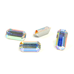 Preciosa Crystal Point Back Fancy Stone - Cushion Octagon 08x4MM CRYSTAL AB