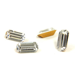Preciosa Crystal Point Back Fancy Stone - Cushion Octagon 08x4MM CRYSTAL