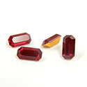 Preciosa Crystal Point Back Fancy Stone - Cushion Octagon 08x4MM LT SIAM RUBY