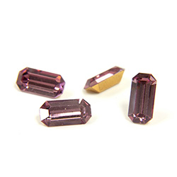 Preciosa Crystal Point Back Fancy Stone - Cushion Octagon 08x4MM LT AMETHYST