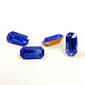 Preciosa Crystal Point Back Fancy Stone - Cushion Octagon 08x4MM SAPPHIRE