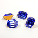Preciosa Crystal Point Back Fancy Stone - Cushion Octagon 08x6MM SAPPHIRE