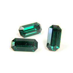 Preciosa Crystal Point Back Fancy Stone - Cushion Octagon 10x5MM EMERALD
