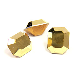 Preciosa Crystal Point Back Fancy Stone - Cushion Octagon 10x8MM AURUM