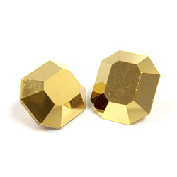 Preciosa Crystal Point Back Fancy Stone - Cushion Octagon 12x10MM AURUM