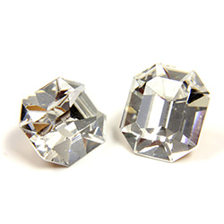 Preciosa Crystal Point Back Fancy Stone - Cushion Octagon 12x10MM CRYSTAL
