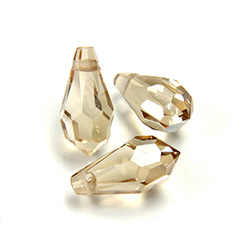 Preciosa Crystal Pendant - Pear 984 13x6.5MM HONEY