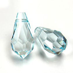 Preciosa Crystal Pendant - Pear 984 18x9MM LT BLUE