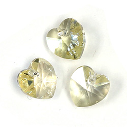 Preciosa Crystal Pendant - Heart 10.3/10 BLOND FLARE