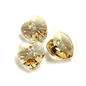 Preciosa Crystal Pendant - Heart 10.3/10 HONEY