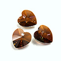 Preciosa Crystal Pendant - Heart 10.3/10 VENUS