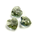 Preciosa Crystal Pendant - Heart 10.3/10 VIRIDIAN