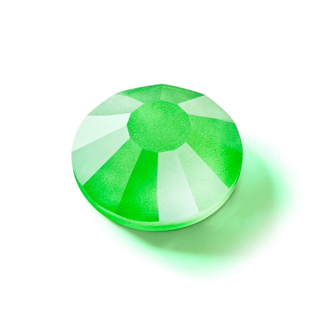 Preciosa Chaton Rose MAXIMA New Crystal Neon Green