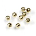Brass Beads - Lead Safe Round Smooth 04MM Raw Unplated Finish