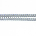 Glass Bead - Round Coated 04MM FROST METALLIC CRYSTAL BLUE