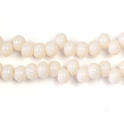 Pressed Glass Bead Smooth - Spacer 05x6MM ANGELSKIN