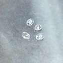 Cut Crystal Point Back Fancy Stone Unfoiled - Oval 08x6MM CRYSTAL